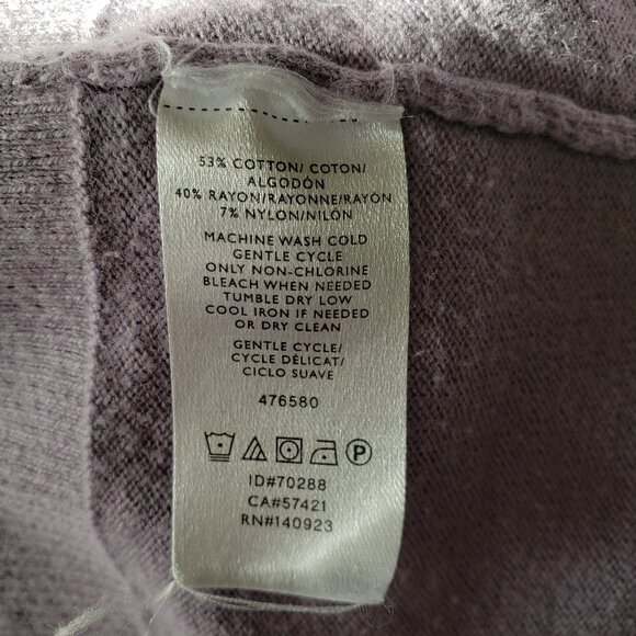 EUC women's Loft light purple cardigan sweater Medium - Picture 2 of 7